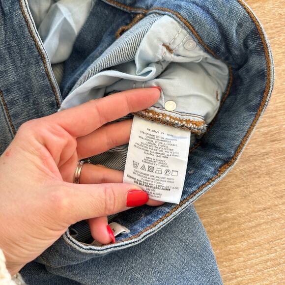 Pilcro by Anthropologie Mid-Rise Bootcut Embroidered Pom Pom Cropped Jeans 25 - Picture 9 of 10